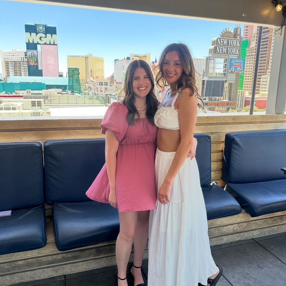 Pink Puff Sleeve Dress